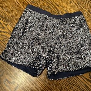 New Boden sequin shorts girls size 16. Blue sequins. Teen tween Taylor.